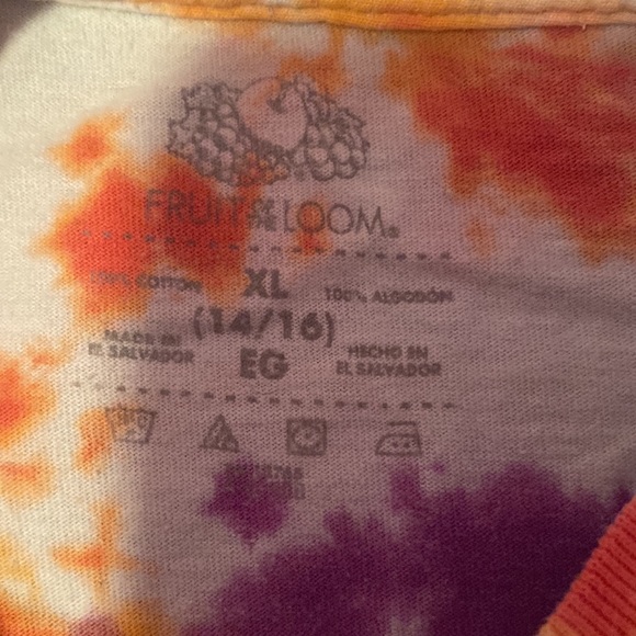 Rainbow tie dye t-shirt - Picture 2 of 3